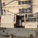 大连斜车，发那科系统，回转直径500，长度300，带尾座.