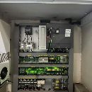 刚刚到货力威科技855加工中心，三线轨，刀库24把，X/Y.